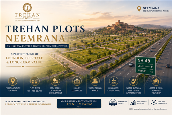 Trehan Plots Neemrana – Premium Highway Plotted Township on NH-48 | Invest Today